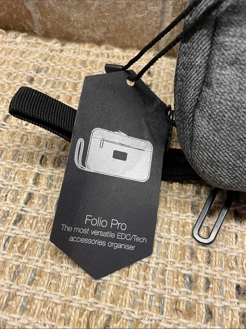 Whitleypenn Gray Folio Pro EDC/Tech Travel Organizer Pouch